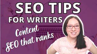 Easy SEO writing tips for CONTENT WRITING// gain SEO writing jobs