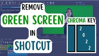 Keying in Shotcut (shotcut green screen) 2022