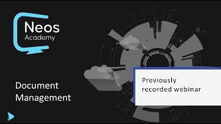 Neos Academy December 2023 - Document Management