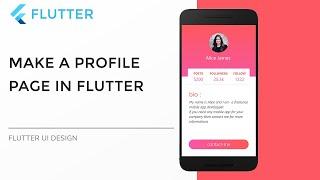 Flutter Speed Code: Profile Page App