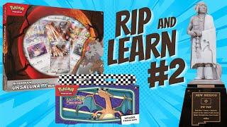 Ursaluna EX Box & Charizard Back to School Pencil Tin (Surging Sparks!) - Rip and Learn #2