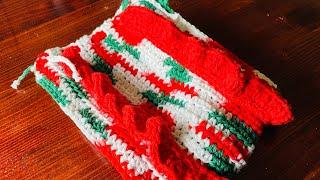 Holiday Gift Pouch | Crochet Tutorial | #crochet #tutorial #beginners #easy