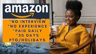Amazon is Hiring Remote and Pays Daily! +No Interview No Experience Work From Home Jobs 2025