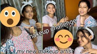 Makeup challenge with niece || @JiyaBaruah472      || PB Assamese channel