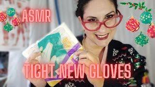 GREEN MEDICAL GLOVES TRY ON  ASMR  TRIGGER SOUNDS