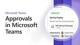 Approvals in Microsoft Teams