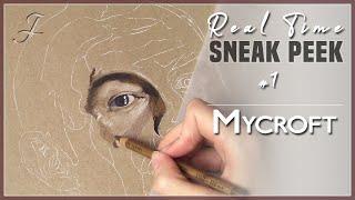 Real-Time Sneak Peek #1: Mycroft (Mark Gatiss) - Sherlock | Pastel Portrait Drawing Painting