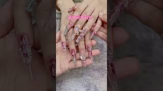 这是前天的，今天咱们整啥款呢？#美甲教程 #原创手作 #美甲 #春夏季显白美甲