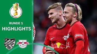 Werner Hattrick & Schützenfest | FC Teutonia Ottensen - RB Leipzig 0:8 | Highlights | DFB-Pokal