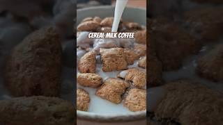 I tried the viral #cerealmilkcoffee trend