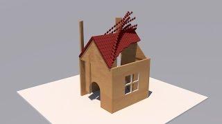 Cinema 4D Tutorial - How to Build a Little House using the Shader Effector in Cinema 4D