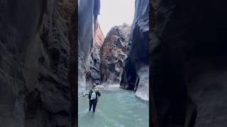 Zion National Park The Narrows Hike #travel #hiking #adventure
