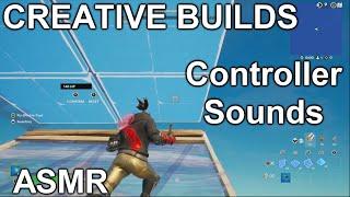 ASMR | Practicing FORTNITE Edits In Creative Mode | Gum Chewing + Controller Sounds ASMR