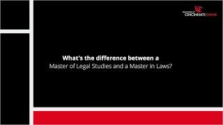 What’s the difference between a Master of Legal Studies and a Master in Laws? | UC Online