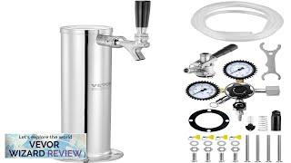 VEVOR Kegerator Tower Kit Single Tap Beer Conversion Kit Stainless Steel Keg Review