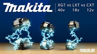 Makita CXT vs LXT vs XGT - What's the difference?