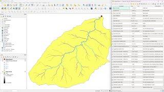 Delimitar en segundos una cuenca hidrográfica en QGIS + red hídrica y parámetros morfométricos