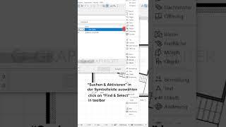 Suchen & Aktivieren in einem Teilbereich in Archicad // Archicad-Tipp #032