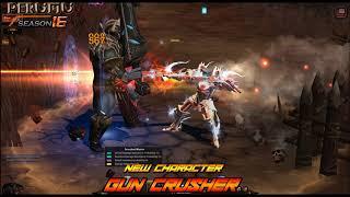 MU SEASON 16 OFICIAL NEW CHARACTER GUN CRUSHER