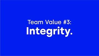 Integrity: Opus Agency's Team Value #3