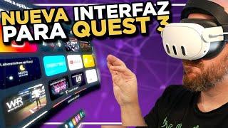 La NUEVA INTERFAZ de META QUEST 3, PSVR2 y su CONECTOR para PCVR y cositas de Apple Vision Pro