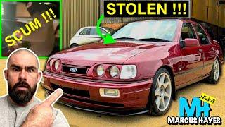 Sierra Cosworth STOLEN!! Thieves BOAST in online video!! 