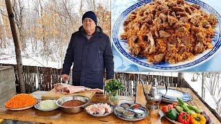 ТАДЖИКСКИЙ ЧАЙХАНСКИЙ ПЛОВ (Tajik "Chaikhani" Plov)