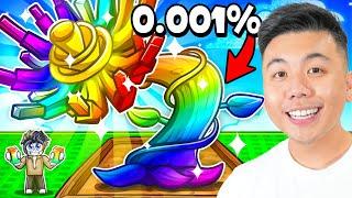 I Grew The RAREST Prismatic EMBER LILY in Grow a Garden