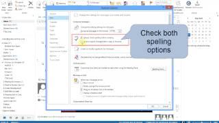 How to Turn On Spell Check to Check Spelling Before Sending (Outlook 2013) - by TTM