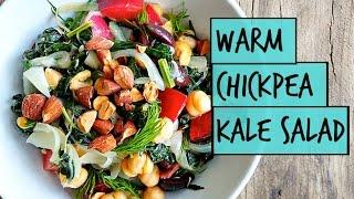 Warm Chickpea Kale Salad | East Meets Kitchen