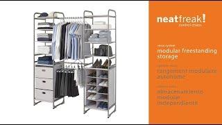 5126 neatfreak Versa System Modular Freestanding Storage assembly instructions