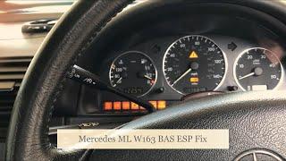 FIX REPAIR BAS ESP Light Mercedes Benz ML W163 Fault Low Range