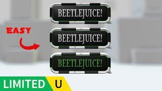 Free UGC Limited! How To Get Beetlejuice Beetlejuice 'Say it!' Speech Bubbles | Roblox | Free UGC