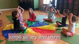 Opening YogaRhymes for a kid's yoga class ages 3-8