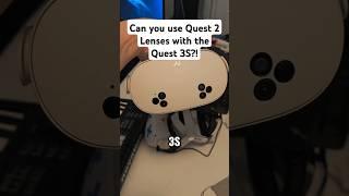 Can you use Quest 2 lenses in the Quest 3S? #questcreatorpartner #vrlenses #vr #quest3s