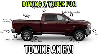 Buying a truck to tow an RV? Watch this first!