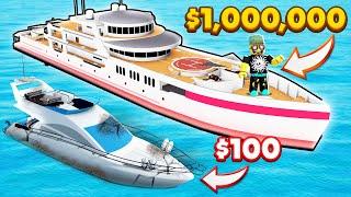 BUYING THE MOST EXPENSIVE SUPER YACHT IN ROBLOX