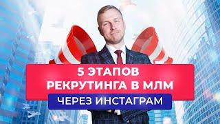 5 этапов рекрутинга в МЛМ через инстаграм