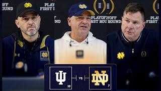 College Football Playoff: Indiana | Post-Practice Press Conference (12.16.24) | Notre Dame Football