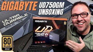 Fully Modular Power Supply: GIGABYTE UD750GM 750W Unboxing and Overview