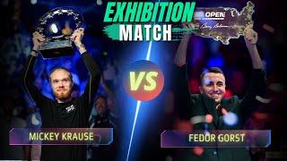 MICKEY KRAUSE VS FEDOR GORST | EXHIBITION MATCH IN VIETNAM #billiards #nineball #9ballpool