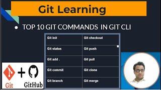 Git Commands|Session#3|Top 10 Git commands using Git CLI | Latest 2023 #git