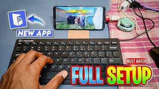 2024  New App to Play Free Fire, PUBG with Keyboard and Mouse in Mobile | Full setup