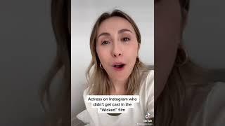 Actress On Instagram Who Didn’t Get Cast In “Wicked”