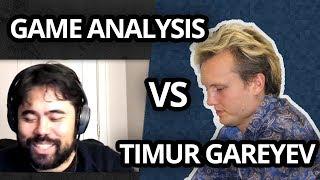 GM Hikaru Nakamura Round 6 US Championship Timur Gareyev Game Analysis