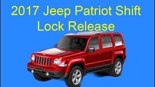 2017 Jeep Patriot Shift Lock Release V-2.0