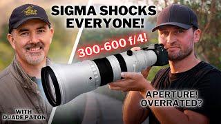 Sigma SHOCKS Everyone! Is Aperture Overrated? Hot Takes w/ Duade Paton