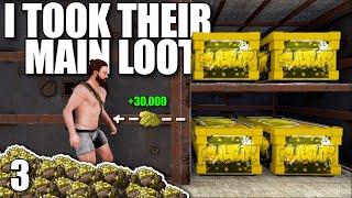 I ONLINE RAIDED A CLAN IN THE SNOW FOR 30,000+ SULFUR | Solo Rust