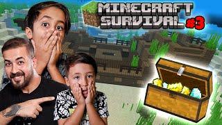 İki Tane Batık Gemi Bulduk! | Minecraft Öğreniyorum Bölüm 3 | Minecraft Survival