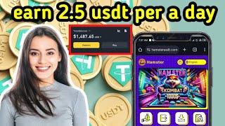 በ hamster በየቀኑ 12,000 ብር ስሩ || new usdt order grabbing site | usdt shopping site | hamsterusdt.com